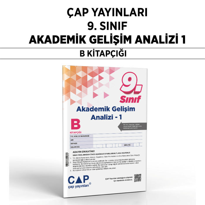 ÇAP 09.SINIF AKADEMİK GELİŞİM ANALİZİ 1-B - 25-26